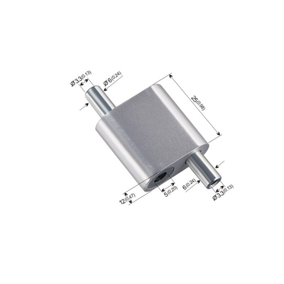سبائك الزنك حجم كبير مزدوج عبر القابض الكابلات لحبل الأسلاك 3.0mm